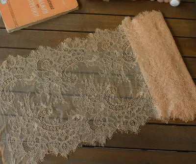 3 Meters Wide Eyelash Lace 35cm - Chantilly Lace Trim for Garments
