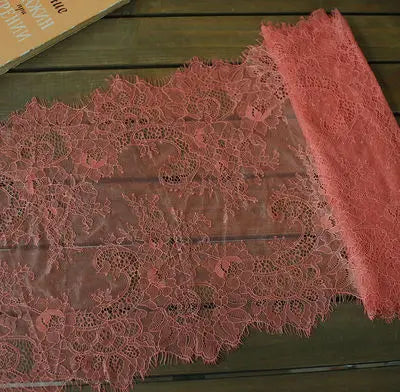3 Meters Wide Eyelash Lace 35cm - Chantilly Lace Trim for Garments