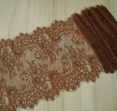 3 Meters Wide Eyelash Lace 35cm - Chantilly Lace Trim for Garments