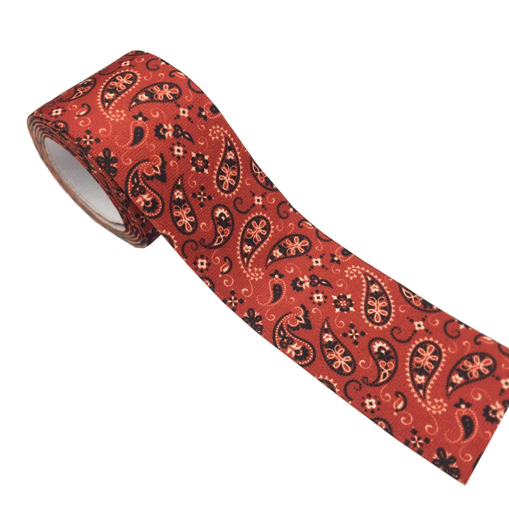 Printed Floral Decorative Elastic - 25mm & 38mm Flowery Waistband Elastic - 2, 5 & 10 Metre Lots