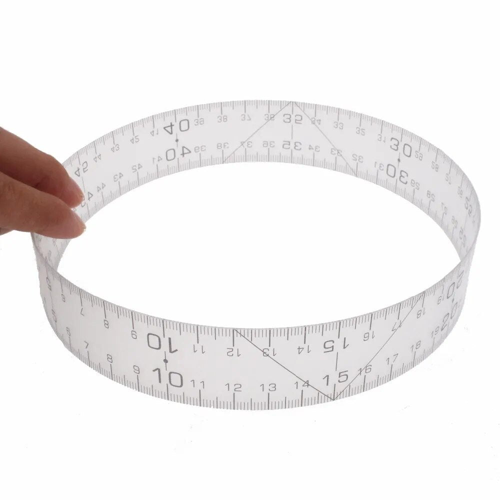 Soft 50cm Plastic Ruler - Extra Thin Flexi Measure Ruler