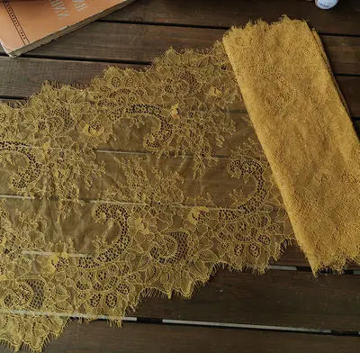 3 Meters Wide Eyelash Lace 35cm - Chantilly Lace Trim for Garments