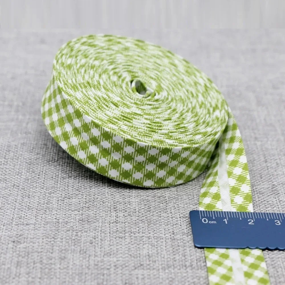 20mm Dot Print Bias Binding Tape 5m or 10m - Cotton Bias Tape for Sewing & Crafts
