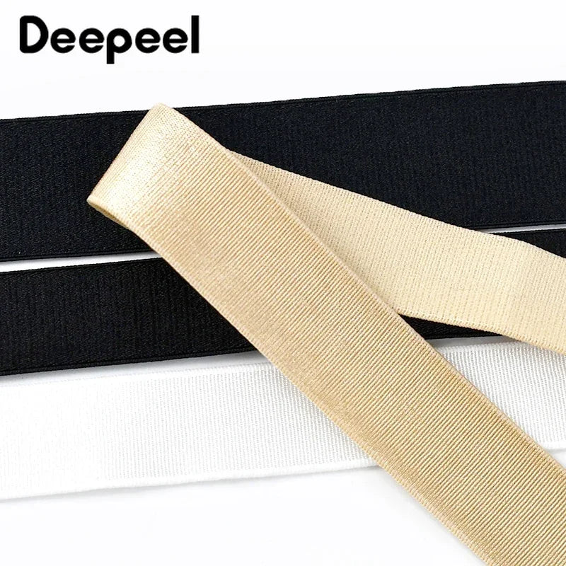 10 Meters Plain Elastic Band - For Bra Straps & Waistbands (6-30mm)