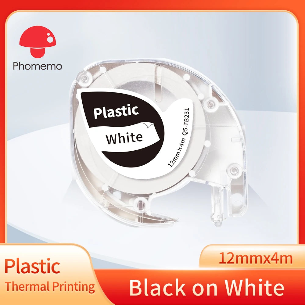 P12 PRO Label Maker Machine - Bluetooth Inkless Label Printer for Fabric & Satin Ribbon