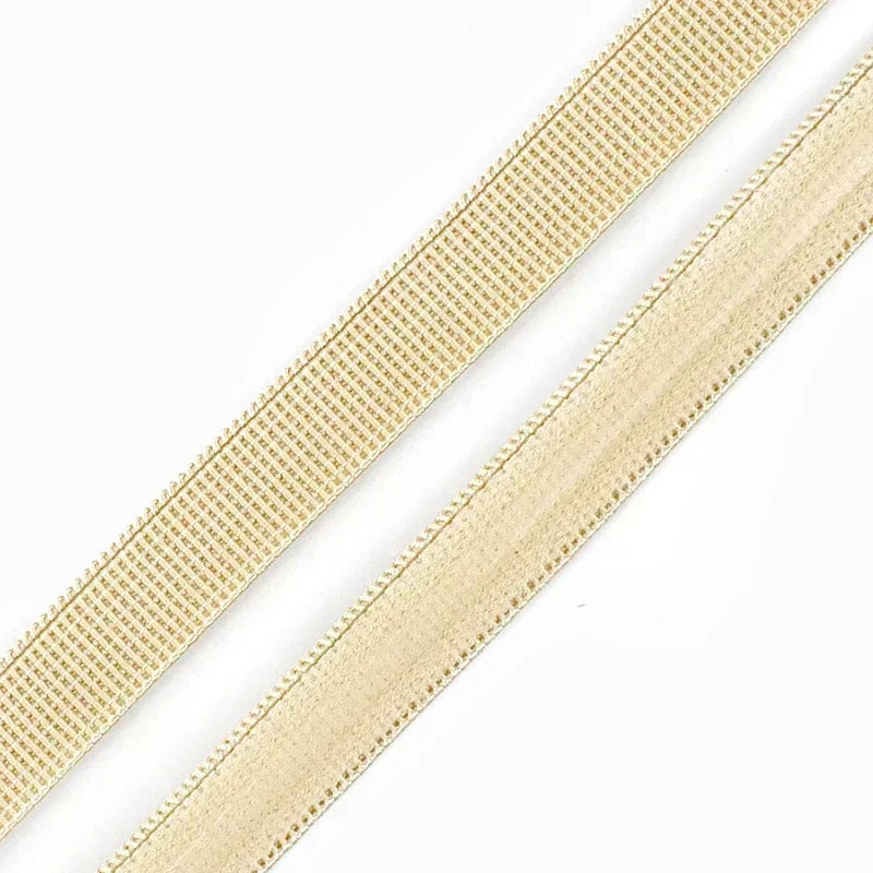 1, 3, 5 or 10 Meters 10mm Bra Strap Elastic with Silicone Non-Slip Strip