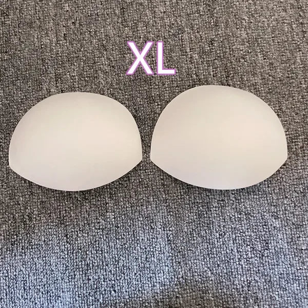 4 Pairs Breathable foam Bra Pads - Soft Chest Cups for Swimwear & Dresses (S-XXXL)