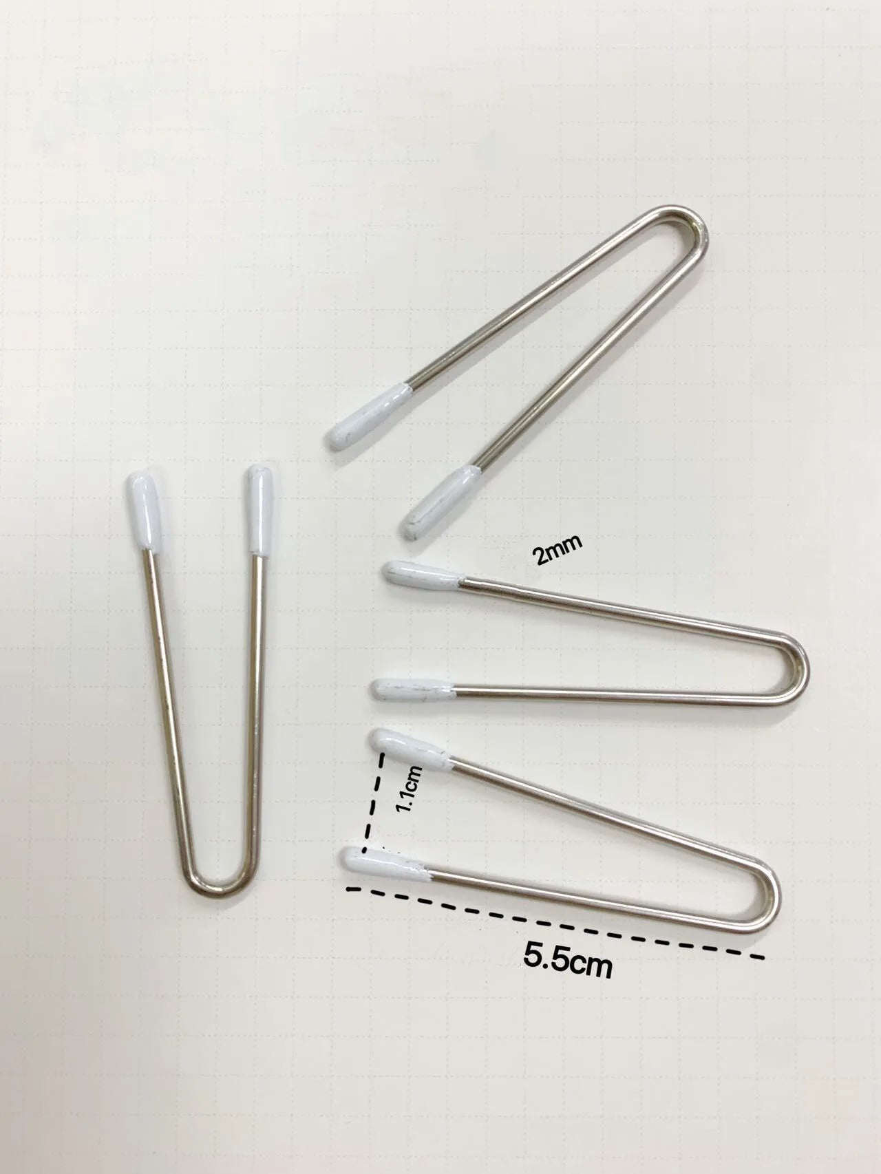 5pcs V-Shape Stainless Steel Underwires - Shaping Underwires for Bras & Swimwear