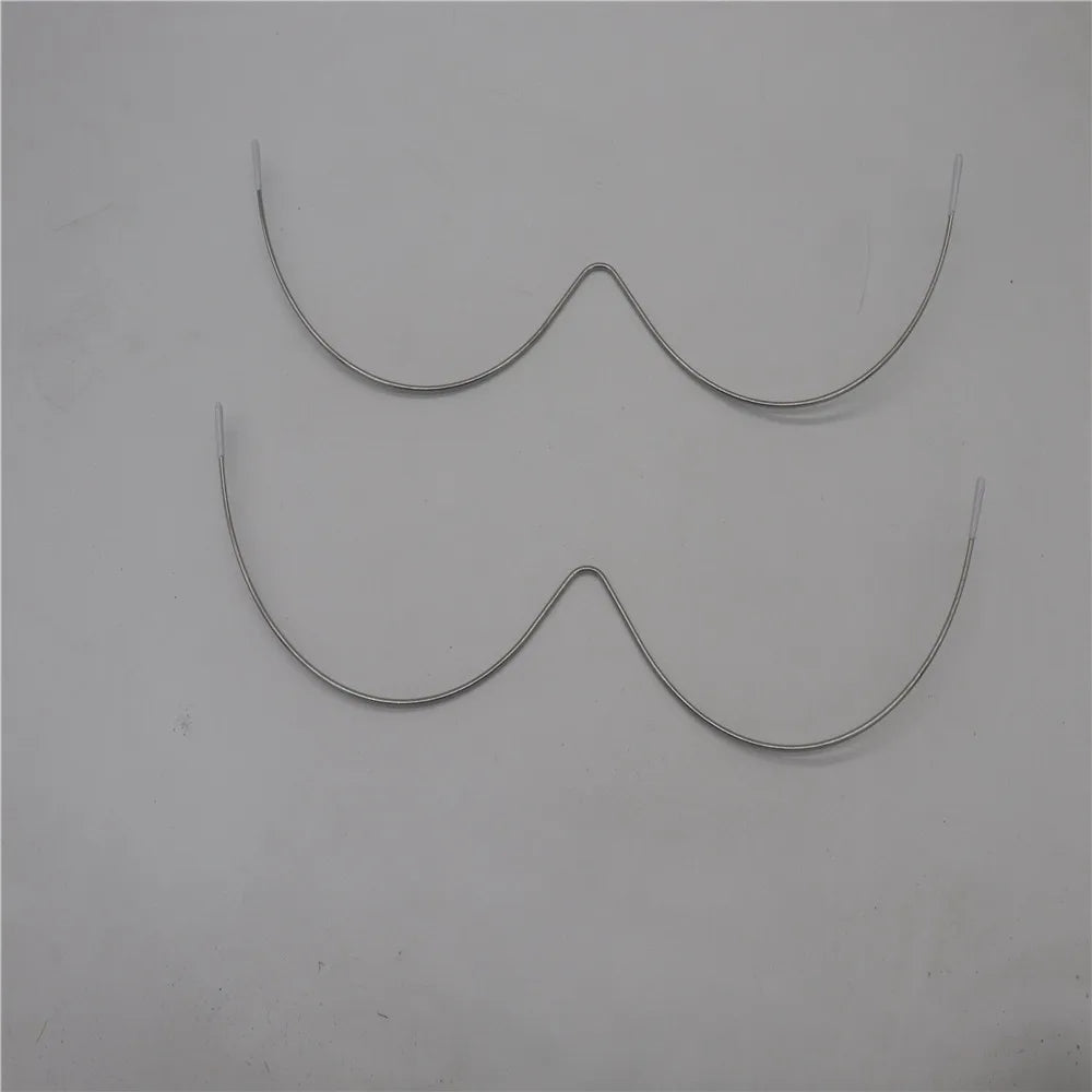 3 Pairs W-Shape Stainless Steel Underwires - Shaping Underwires for Bras & Swimwear