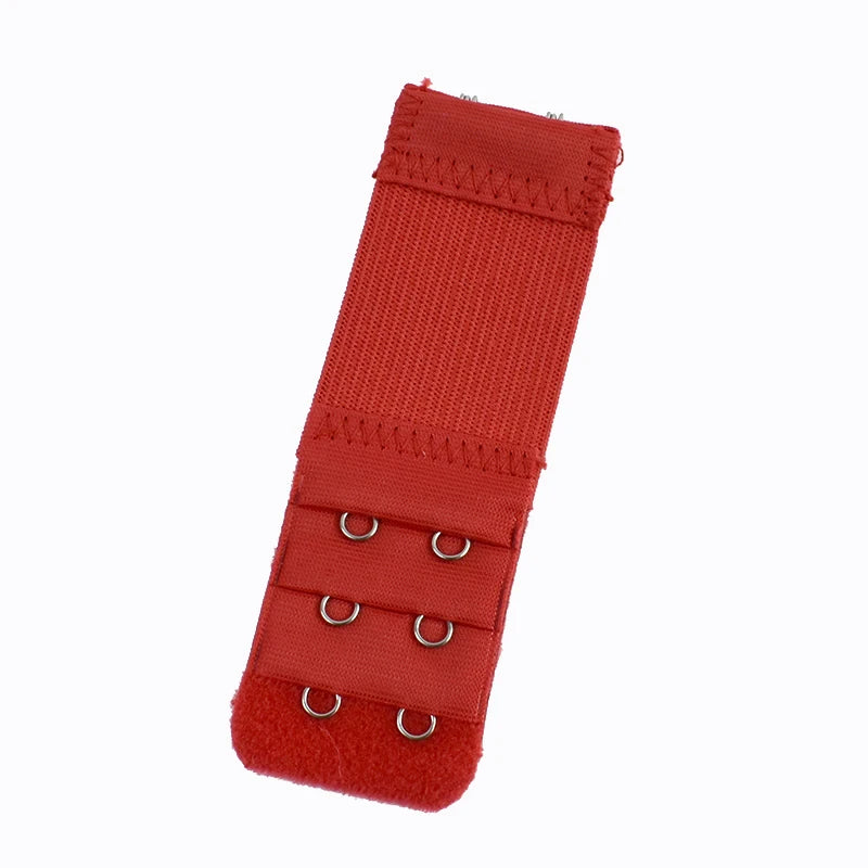 Bra Strap Extension 3-Row Hook & Eye - Adjustable Bra Extenders (2/5/10 Pack)