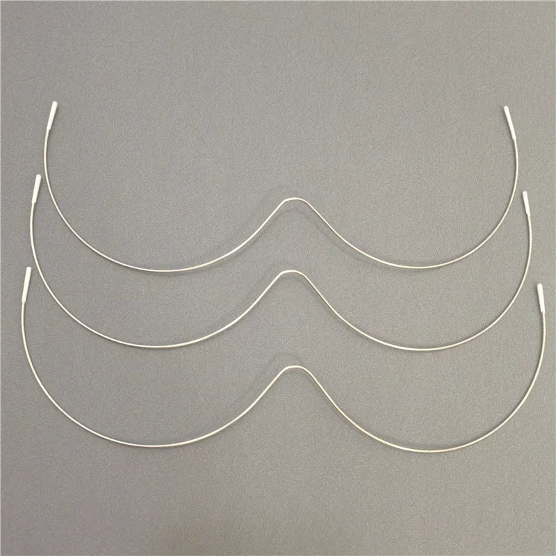 5pcs V-Shape Stainless Steel Underwires - Shaping Underwires for Bras & Swimwear