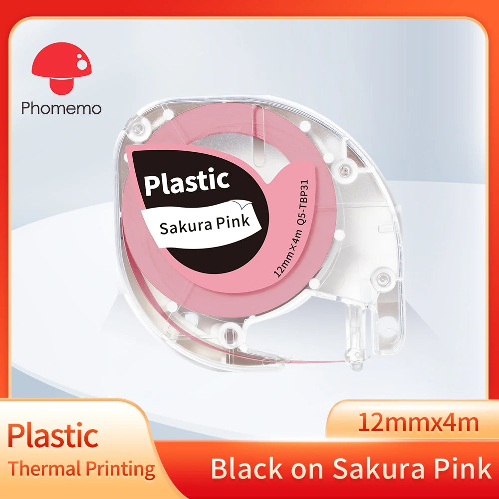 P12 PRO Label Maker Machine - Bluetooth Inkless Label Printer for Fabric & Satin Ribbon