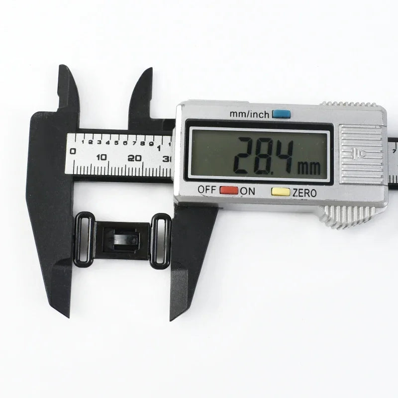 30 or 50 Pieces Plastic Bra Buckles 12.5mm - Adjustable Strap Clasps for Lingerie & Swimwear