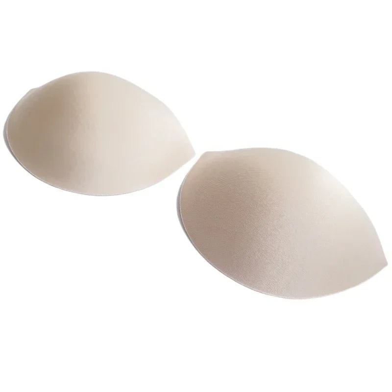 4 Pairs Breathable foam Bra Pads - Soft Chest Cups for Swimwear & Dresses (S-XXXL)
