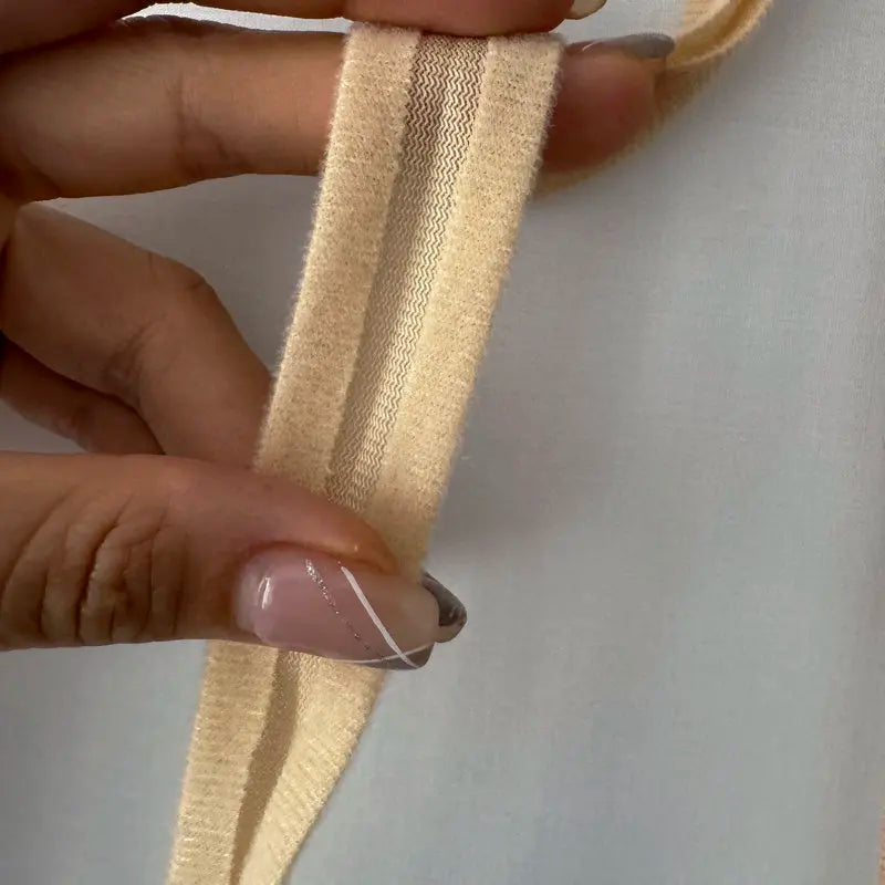 5 Yards Underwire Channeling Plush Tape 12mm - Soft Casing for Bra Underwires