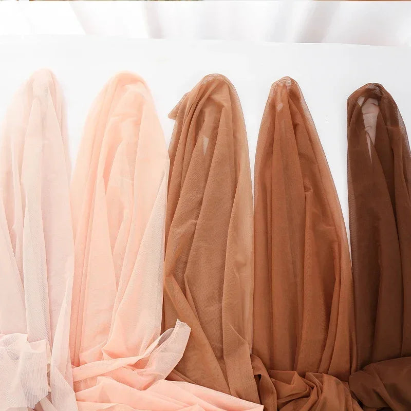 4-Way Stretch Mesh Fabric - Multiple Sizes (50cm-5m x 150cm) for Evening Gowns & Activewear