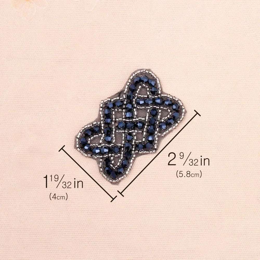 (1 piece) Sew On Strass Applique Rhinestone For Wedding Belt Pearl Patch Crystals Iron On Glass For Bridal Headband Trim