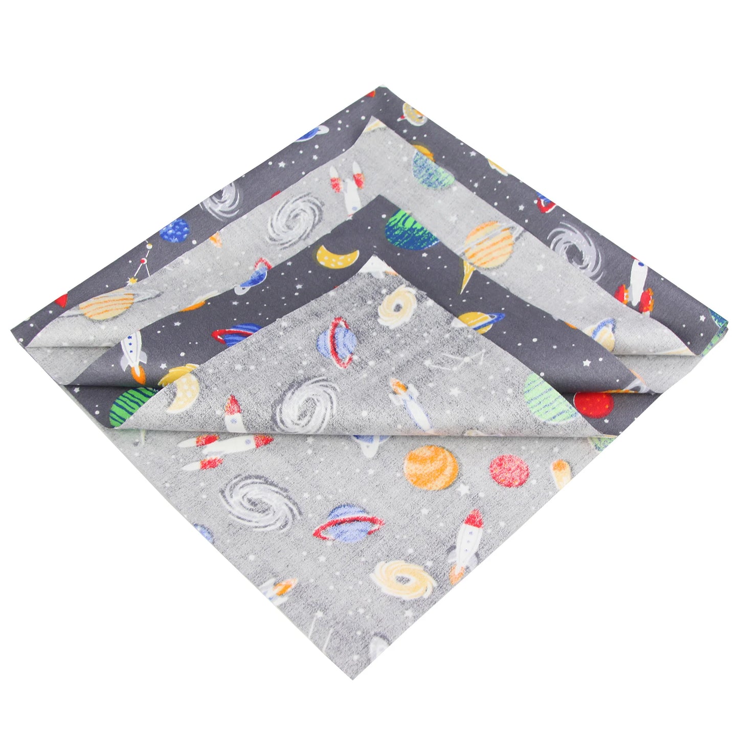 7-Pack Cotton Fabric Squares - Fat Quarters/Charm Packs for Quilting & Patchwork