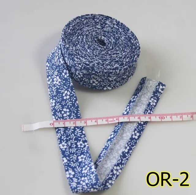 Printed Cotton Bias Binding - 25mm(1") Width / 5meters lot