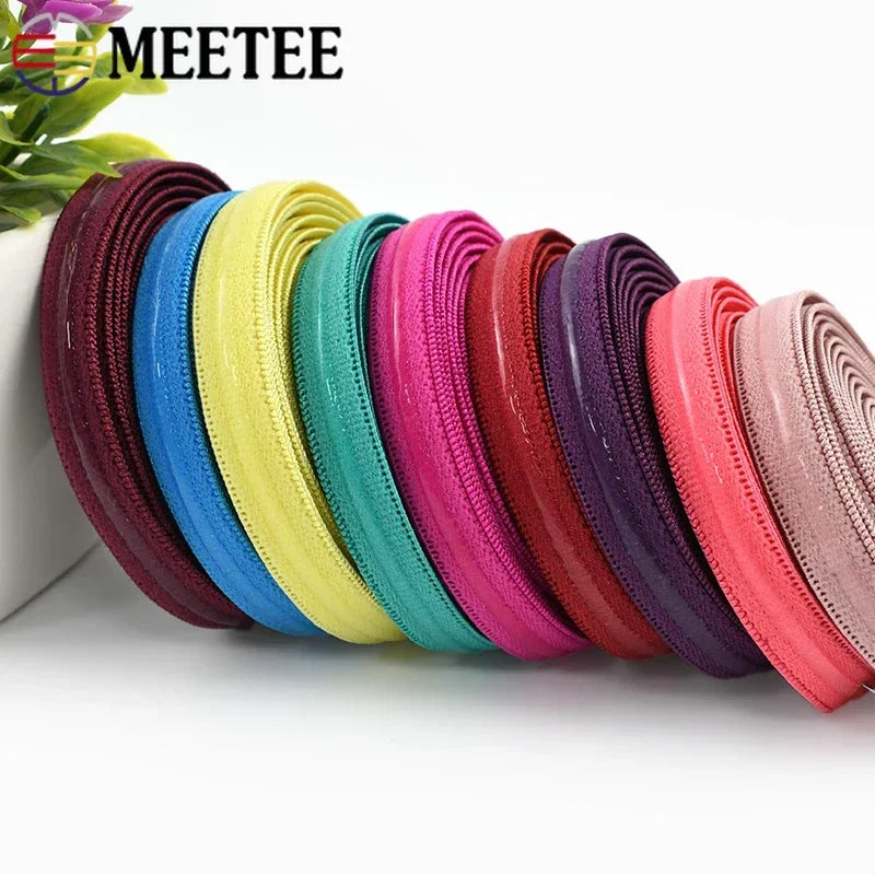 1, 3, 5 or 10 Meters 10mm Bra Strap Elastic with Silicone Non-Slip Strip