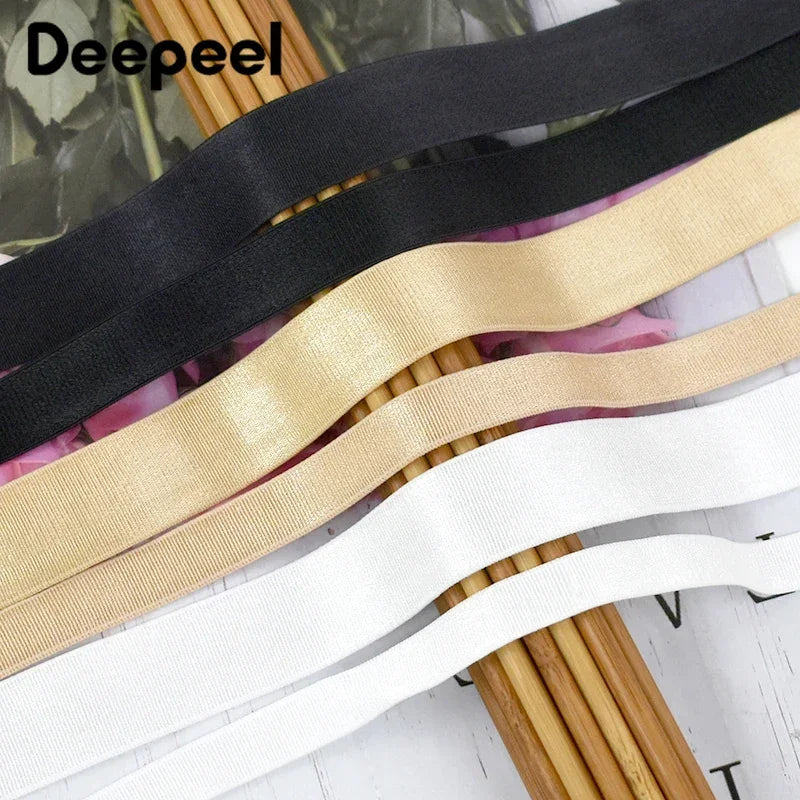 10 Meters Plain Elastic Band - For Bra Straps & Waistbands (6-30mm)