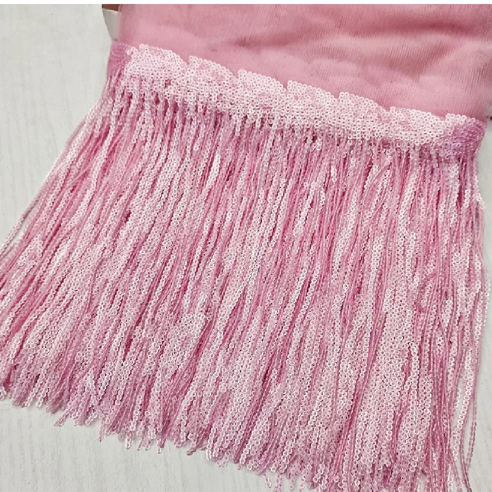 2 Yards Sequin Tassel Lace Ribbon 30cm -  Party Dress Trim