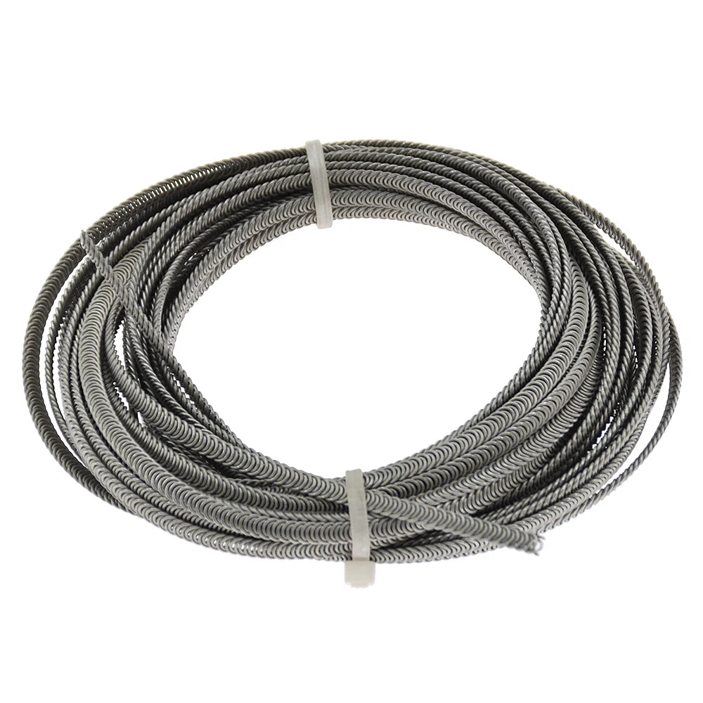 10m Spiral Steel Boning 5mm - Flexible Metal Corset Boning for Underwear & Garments