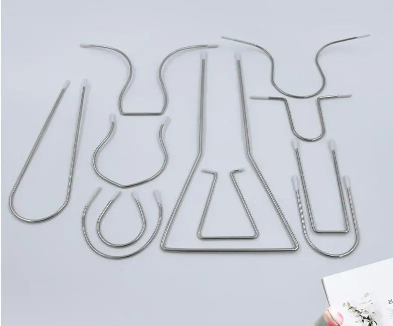 5pcs V-Shape Stainless Steel Underwires - Shaping Underwires for Bras & Swimwear