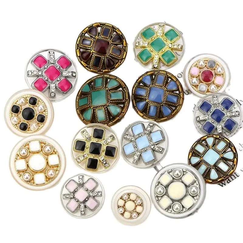 High-end Metal Buttons 5Pc 18/20/25MM