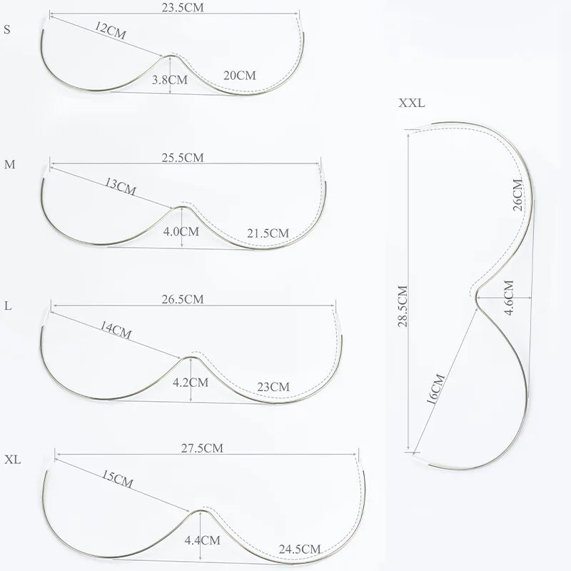 5pcs V-Shape Stainless Steel Underwires - Shaping Underwires for Bras & Swimwear