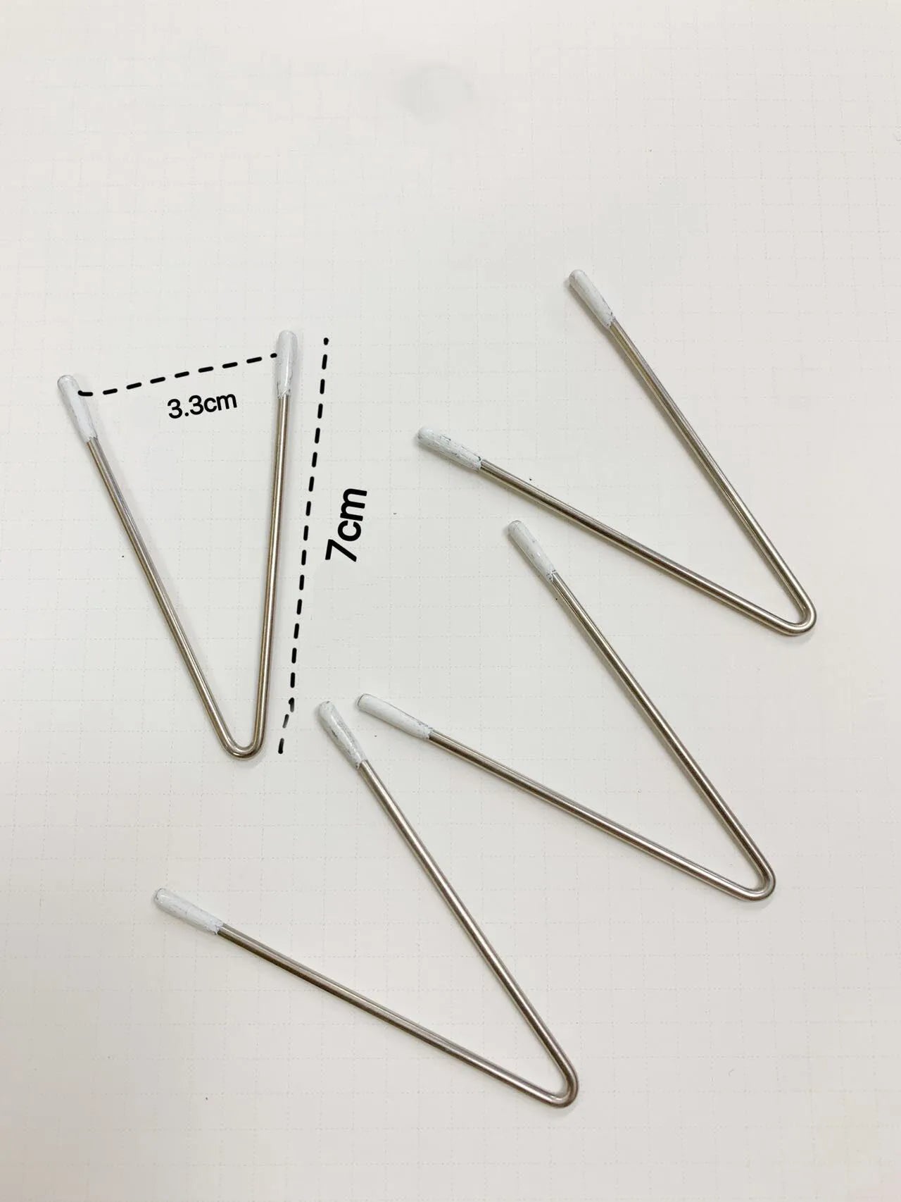 5pcs V-Shape Stainless Steel Underwires - Shaping Underwires for Bras & Swimwear