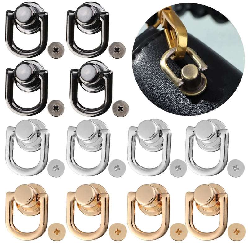 D-shaped Ring Bag Side Clip Buckles