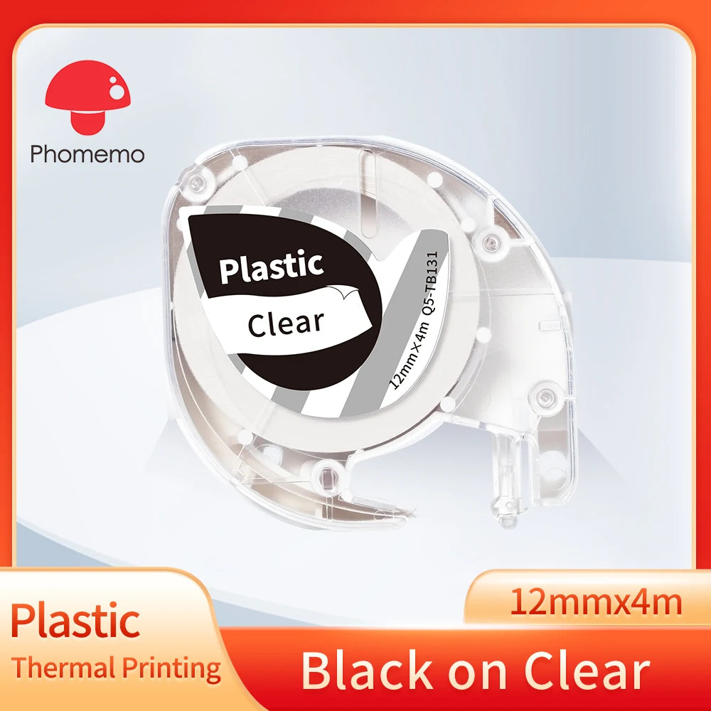 P12 PRO Label Maker Machine - Bluetooth Inkless Label Printer for Fabric & Satin Ribbon