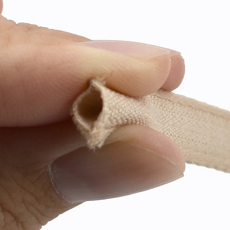 10mm Nylon Bra Underwire Casing - 5-20M Plush Channeling Tape for Lingerie