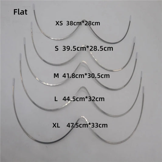 3 Pairs W-Shape Stainless Steel Underwires - Shaping Underwires for Bras & Swimwear
