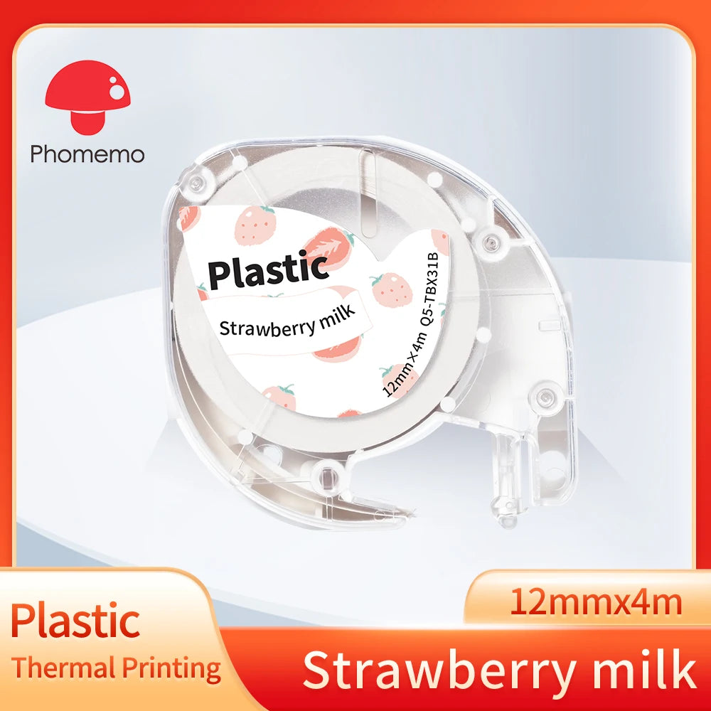 P12 PRO Label Maker Machine - Bluetooth Inkless Label Printer for Fabric & Satin Ribbon