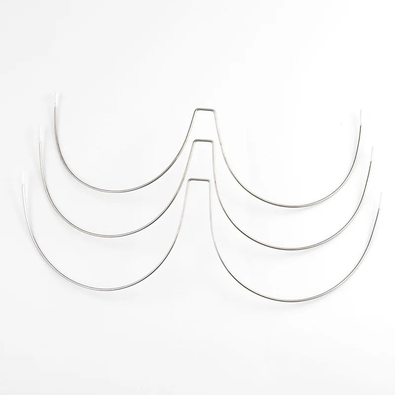 5pcs V-Shape Stainless Steel Underwires - Shaping Underwires for Bras & Swimwear