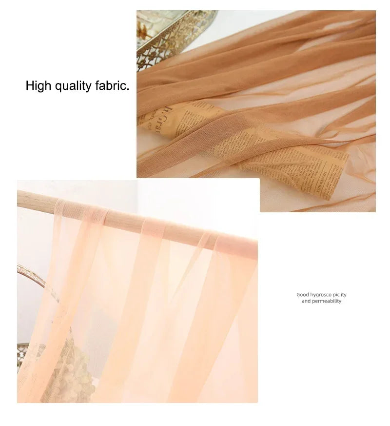 4-Way Stretch Mesh Fabric - Multiple Sizes (50cm-5m x 150cm) for Evening Gowns & Activewear