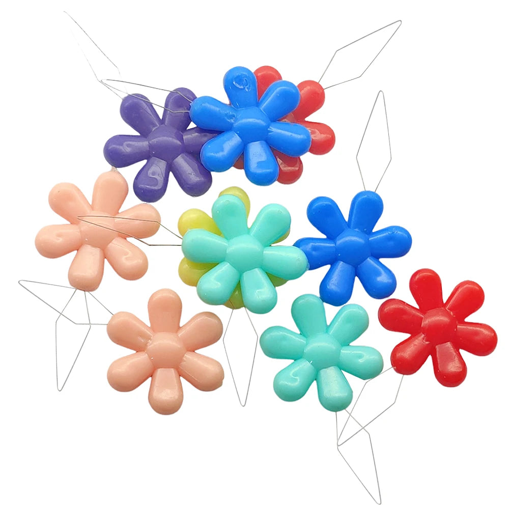 Flower Shape Needle Threaders - Easy Threading Tool (10 or 20 Pack)