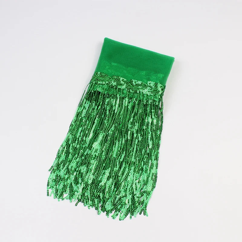 2 Yards Sequin Tassel Lace Ribbon 30cm -  Party Dress Trim