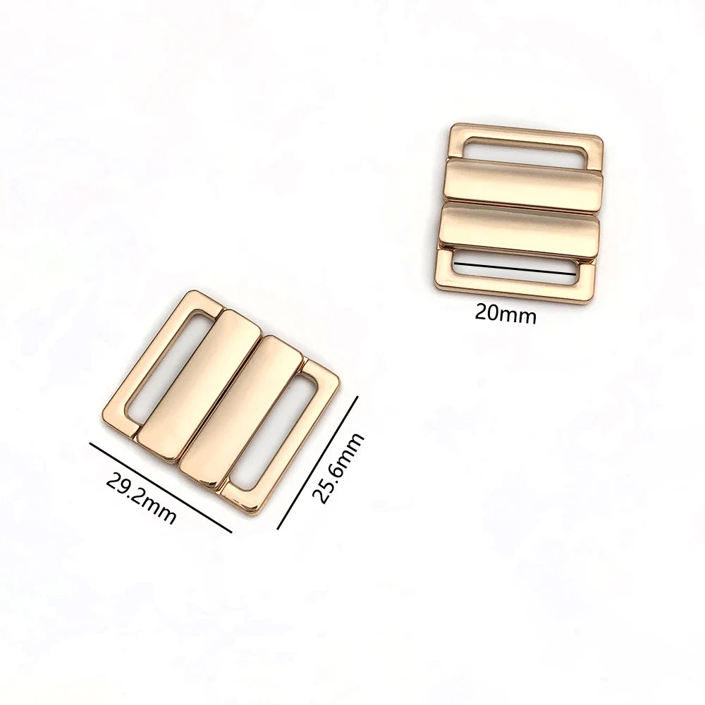 5 Sets Bra Front Closure Clips - Metal Clickers for Bras, Swimwear & Bikinis