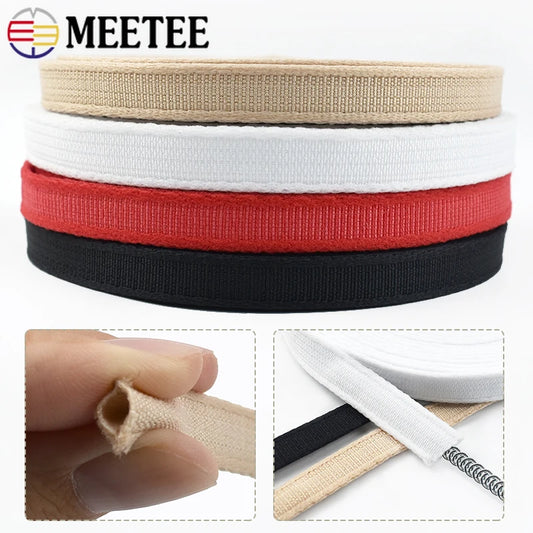 10mm Nylon Bra Underwire Casing - 5-20M Plush Channeling Tape for Lingerie