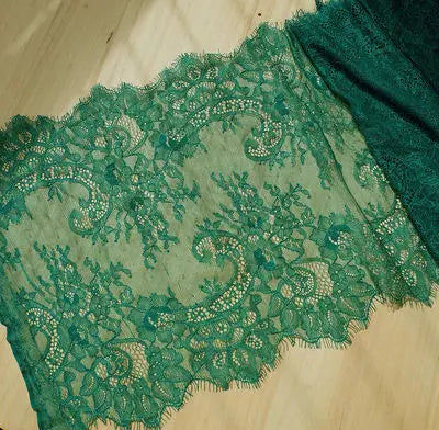 3 Meters Wide Eyelash Lace 35cm - Chantilly Lace Trim for Garments