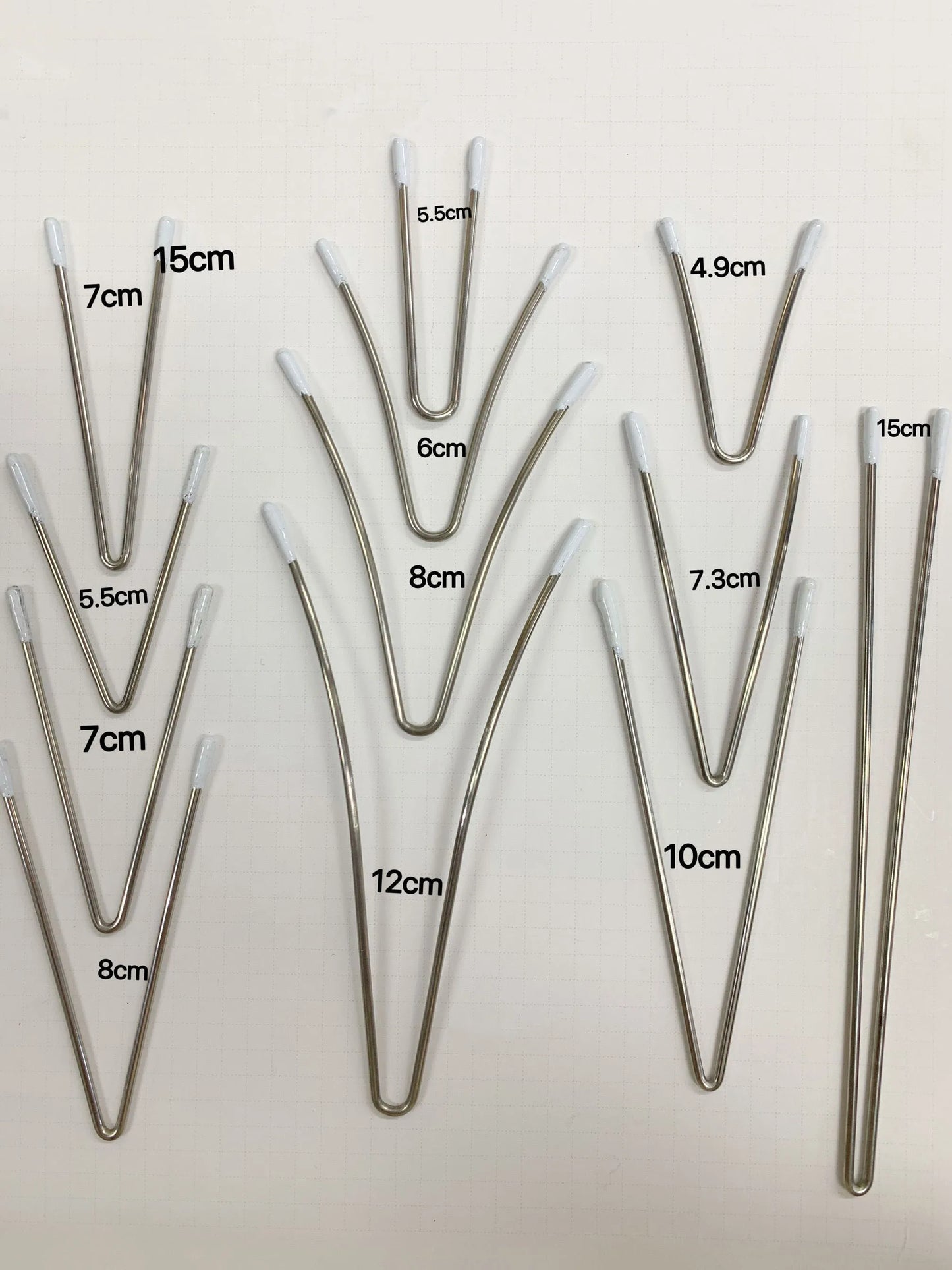 5pcs V-Shape Stainless Steel Underwires - Shaping Underwires for Bras & Swimwear