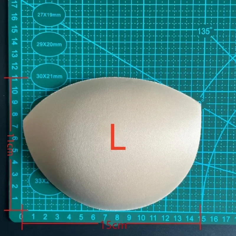 4 Pairs Breathable foam Bra Pads - Soft Chest Cups for Swimwear & Dresses (S-XXXL)