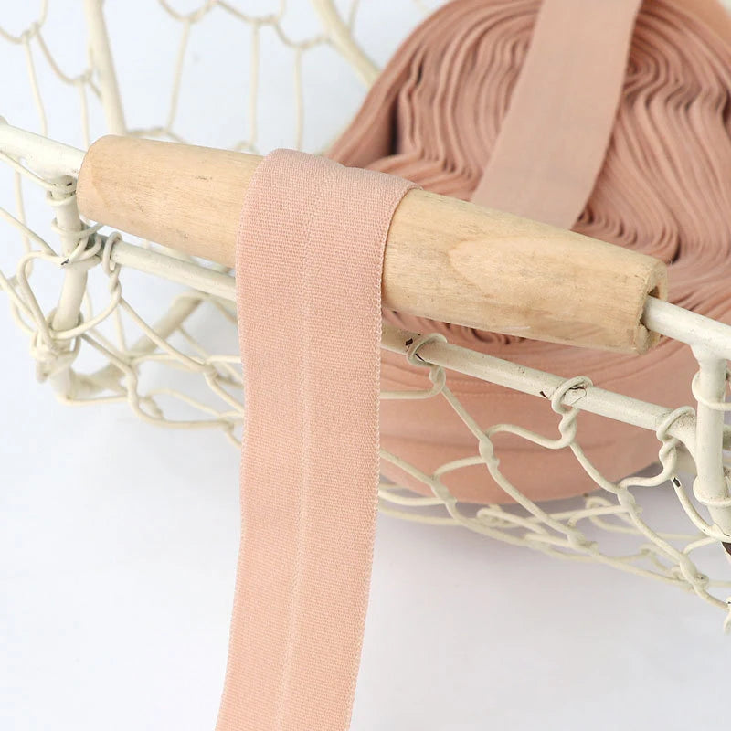 10M 2Cm Edge Sewing Ribbon Elastic Bias Binding Tapes Patchwork Quilting Fold Over Bands For DIY Garment Hem Sleeve Sewing Trims