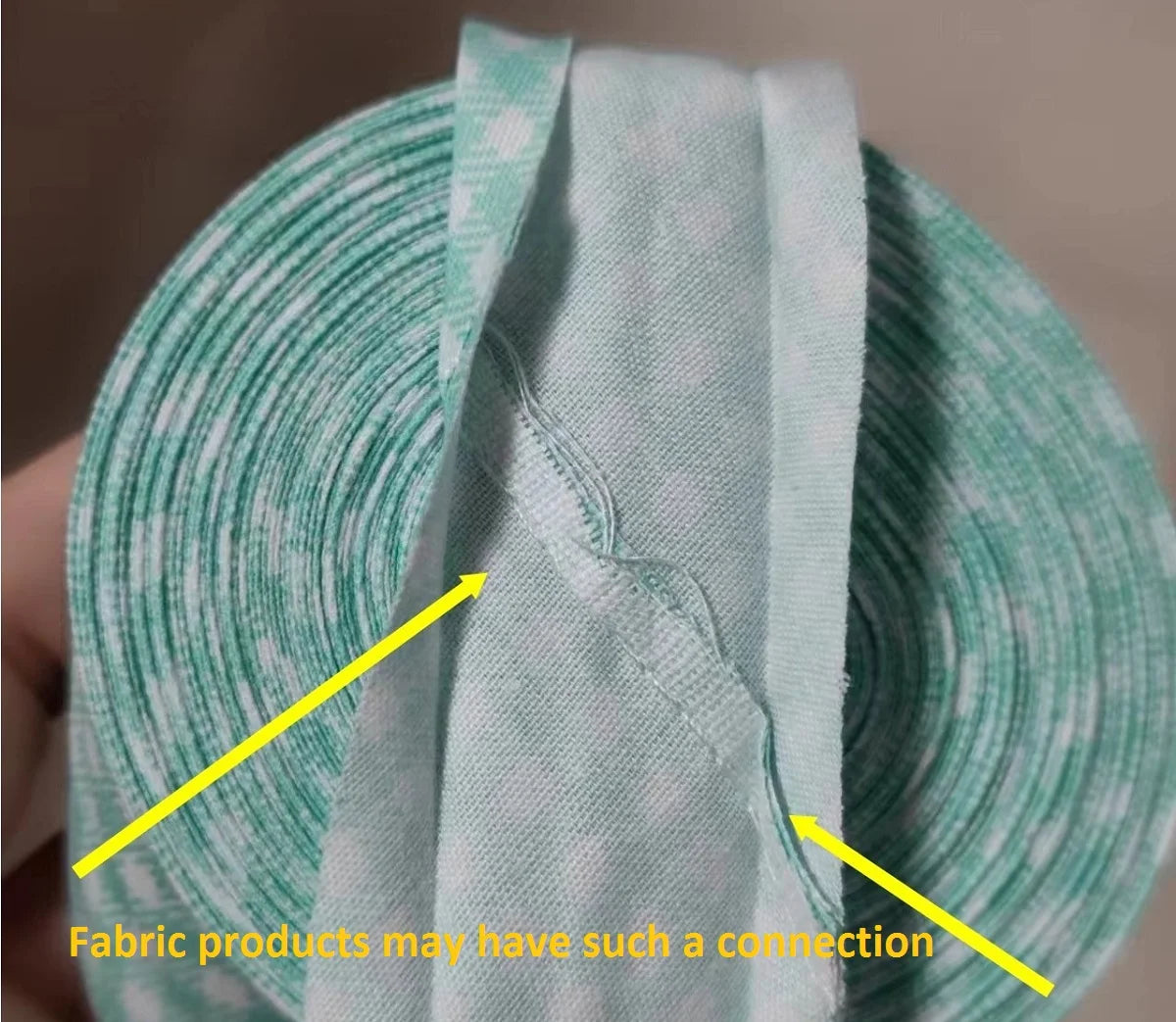 20mm Dot Print Bias Binding Tape 5m or 10m - Cotton Bias Tape for Sewing & Crafts