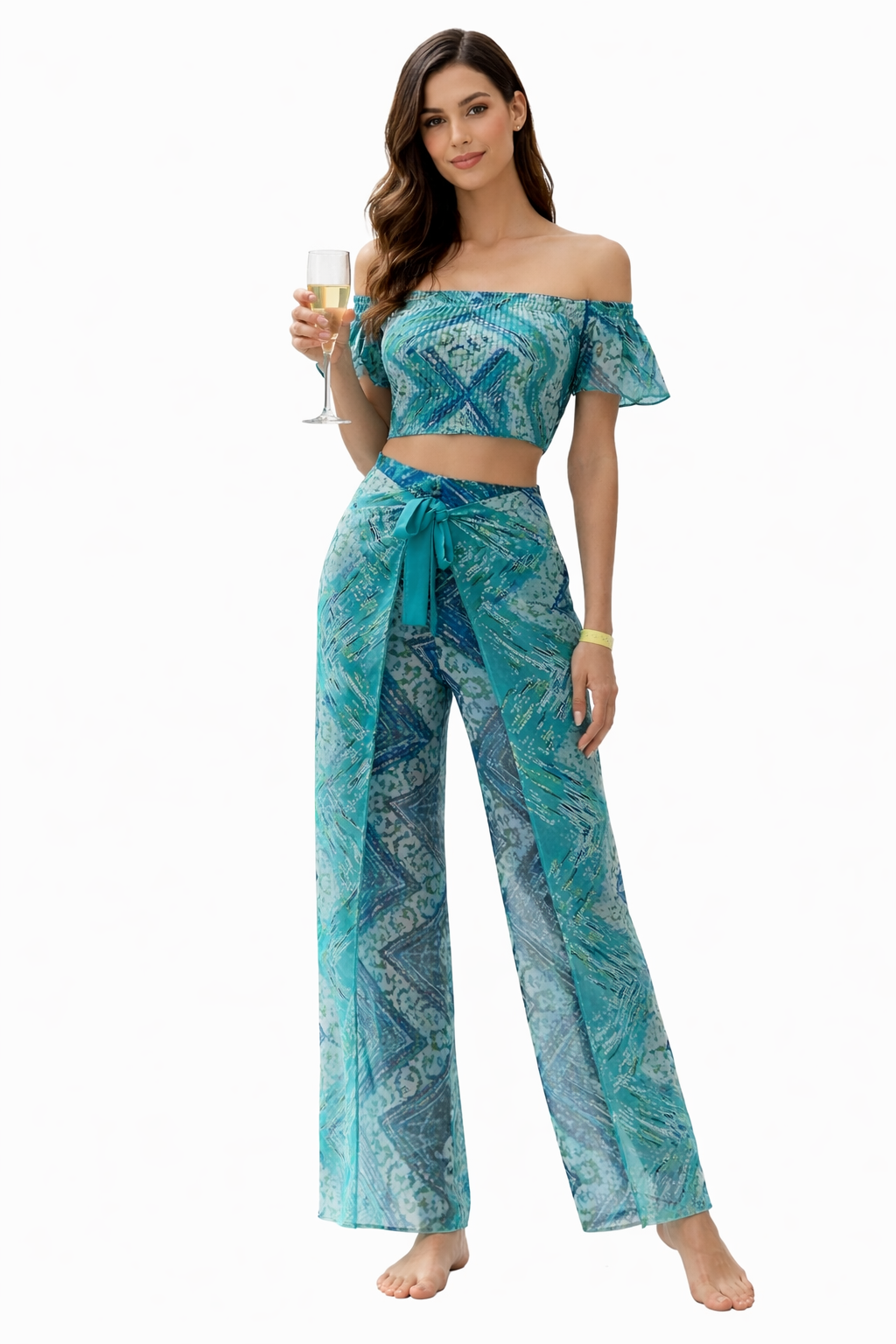 Ladies Wrap Around Trousers PDF Sewing Pattern & Instructions - S-L